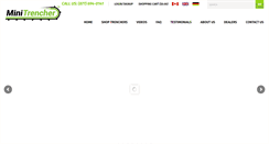 Desktop Screenshot of minitrencher.com