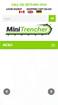 Mobile Screenshot of minitrencher.com